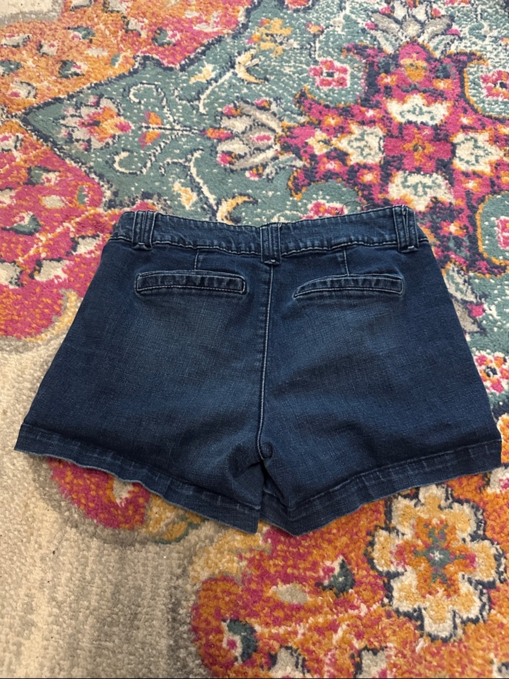 Francesca’s Dark Wash Denim Shorts
